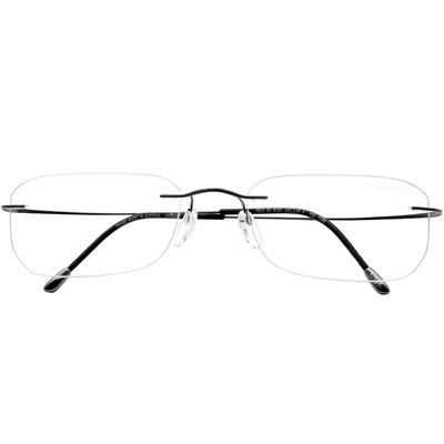 商务纯钛超轻诗乐无框可配眼镜架