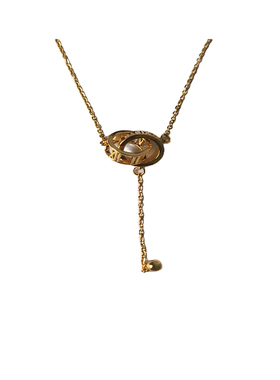 钛钢锁骨链女气质流苏高级轻奢