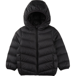 歌瑞家儿童羽绒服秋冬季新款男女童轻薄羽绒服三防连帽轻羽绒乐友