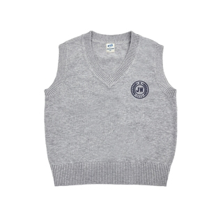 PV真维斯童装2025春季新学院风背心马甲男童无袖纯棉V领针织毛衣