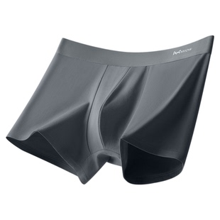 猫人平角男士内裤纯棉男生2025新款四角短裤男款透气10A抗菌裤衩