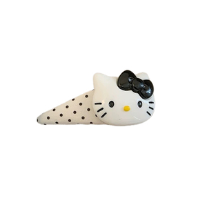 Kitty猫可爱波点新款刘海碎发夹