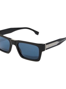 代购Hugo Boss男士太阳镜防紫外线深色镜片遮光偏光方形黑色