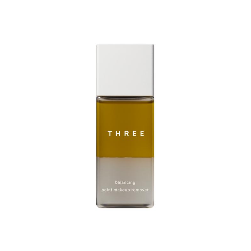 温和清洁卸妆液three眼唇