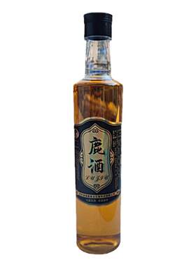 鹿酒500ml 42度男用配制养生吉林特产高粱酒搭长白山人参正宗