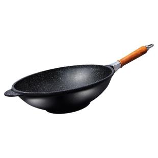 SIRONI斯罗尼意大利进口火山岩不粘锅炒锅家用炒菜锅麦饭石平底锅