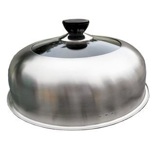 高拱蒸锅盖304材质巧易取26 28 30cm不串味SZ26B5 30V1适用苏泊尔