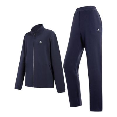 时尚保暖长袖两件套骆驼健身套装