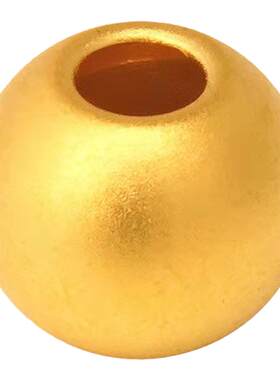 纯18K古法小金珠黄金珠珍珠手串散珠隔珠定位珠转运珠diy手工材料