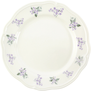 蓝莲花陶瓷米饭碗家用餐具高级感小众女生高颜值面碗汤碗套装轻奢