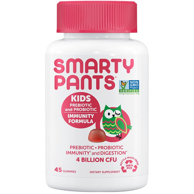 SmartyPants婴幼儿童益生菌猫头鹰软糖复合益生元VC平衡胃肠道