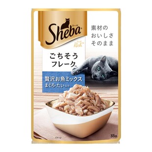 sheba希宝进口夹心酥135g宠物成幼猫咪零食冻干磨牙棒饼干小鱼干