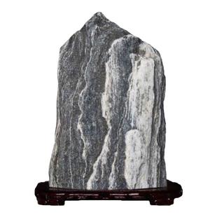 正宗石敢当泰山石天然原石头不切底镇宅室内家用办公室靠山石摆件