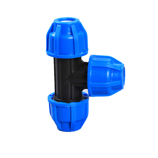 PE快速三通20 25 32 40 50 63 PE快接 PE水管管件配件 PE快速接头