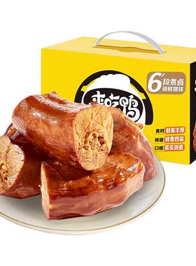 来伊份风味鸭脖488g整箱网红小吃