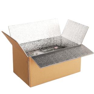 现货保温铝箔纸箱冷链快递包装盒泡沫箱水果生鲜食品保鲜纸箱定制