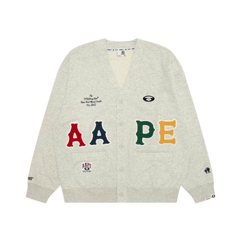 Aape彩色字母徽章潮流卫衣开衫