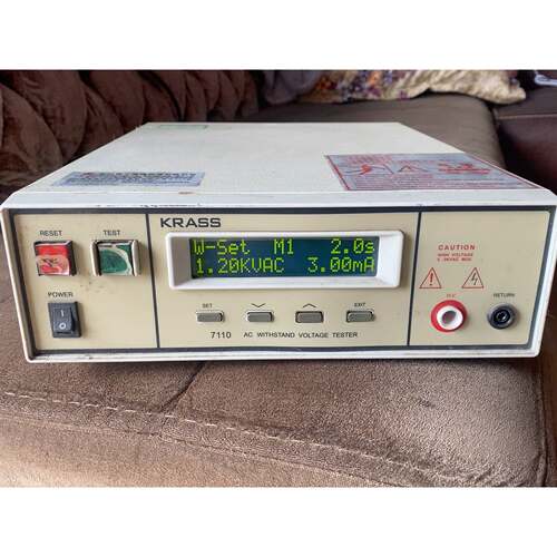 询价KRASS嘉仕7110耐压仪程控交直流5KV只有主机成