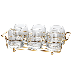 小号白酒杯玻璃小酒杯1两半喝酒杯子 酒吧啤酒杯套装一口杯家用