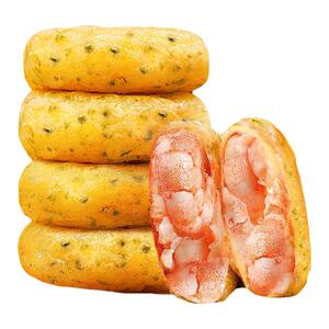 高蛋白海苔虾仁饼儿童早餐半成品