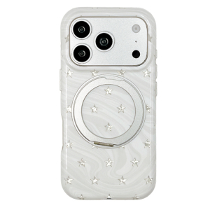 kaia 韩系ins清冷大理石纹理适用苹果18promax手机壳iphone17pro新款16女15pro支点支架18pro全包防摔手机套