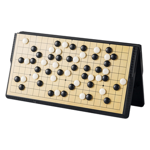 磁性围棋儿童初学套装五子棋棋盘带磁性小学生磁吸儿童折叠便携式