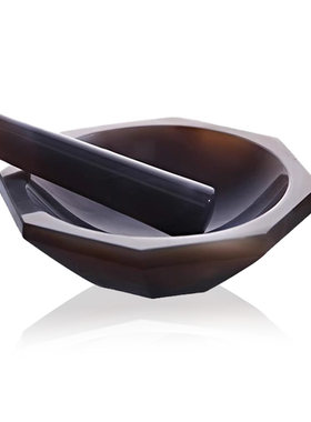 玛瑙研钵含玛瑙棒10cm/15cm正品