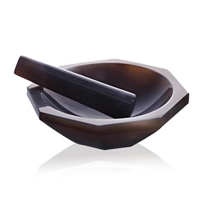 玛瑙研钵100mm 优质一等品 含玛瑙棒10cm/15cm正品 抗耐磨