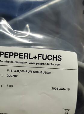 询价-V15-G-0.5M-PUR-ABG-SUBD9倍加福连接器