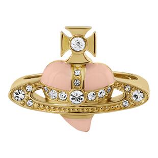 【新品】Vivienne Westwood西太后New Diamante金色心形戒指