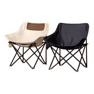 户外可折叠月亮椅露营钓鱼椅子三档便携式凳钓鱼野餐休闲午休躺椅