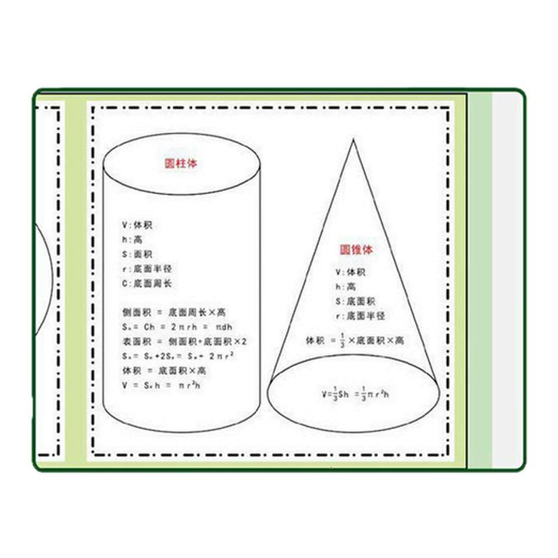 1-6年级通用小学数学公式挂图