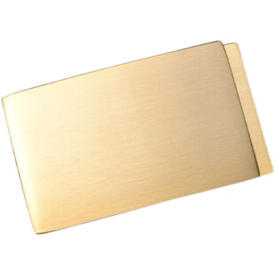 实心纯黄铜尾夹外穿平滑扣男士青年高档卡子扣裤带头皮带配件35mm