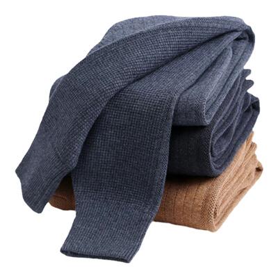 正品恒源祥集团彩羊冬季内穿保暖裤加绒加厚大码男士高腰棉裤秋裤