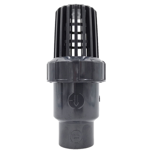 UPVC底阀 配套南亚华亚水管 终端逆止阀水泵球型翻板式抽水活接阀