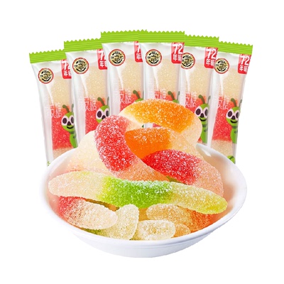 徐福记蚯蚓果汁软糖童年好时光