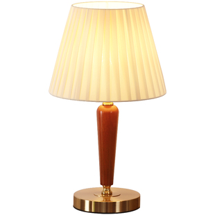 新中式台灯卧室床头灯简约美式复古温馨浪漫主卧床头柜长明灯结婚