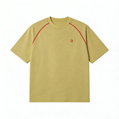 潮牌户外运动撞色哈苏线短袖T恤