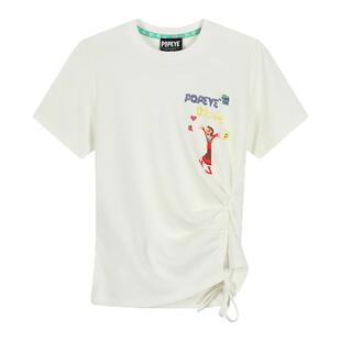 innplanet26夏新款大力水手合作系列潮流刺绣印花T恤PO31TS811A