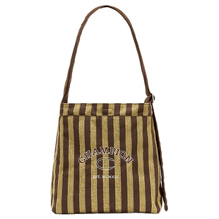 Champion冠军单肩包2026春季新款男女情侣时尚挎包托特包双面多背