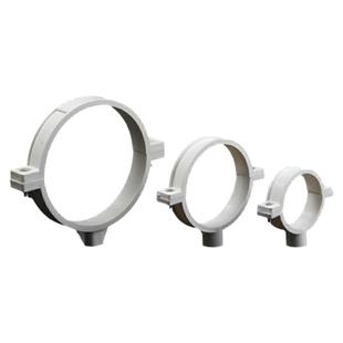 加厚PVC管卡抱箍 双用吊卡 抱身管扣 50 75 110 160排水管道配件