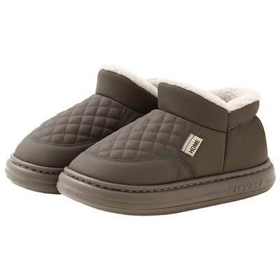 冬季加绒保暖防滑包跟雪地靴