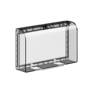 双86型防水盒粘贴式浴室卫生间双位双联二位两位开关插座防水罩盖