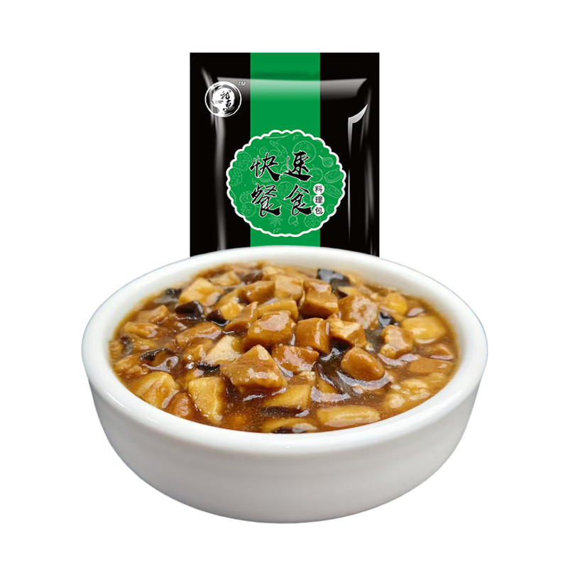 卤肉香菇龙惠料理包预制菜东北厂家直销加热即食面卤浇头盖饭批发