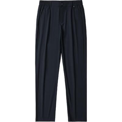 海澜之家小格子弹力时尚休闲裤