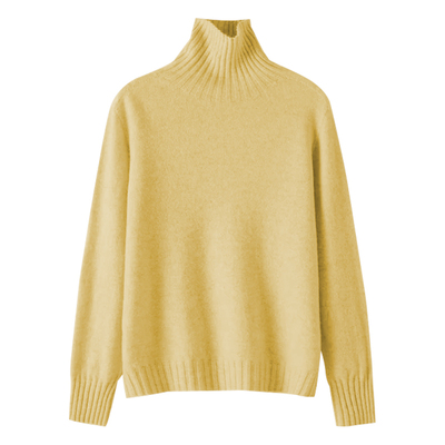 赠送运费险慵懒宽松高领羊毛衫