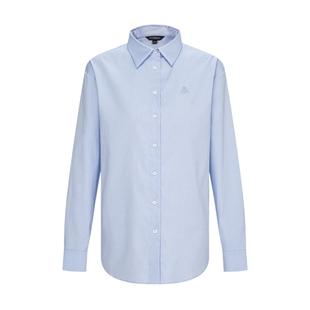 【棉100%】Scofield女装利落知性基础款衬衫刺绣logo2025秋冬新品