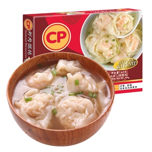 正大虾肉馄饨144g*4盒港式速食