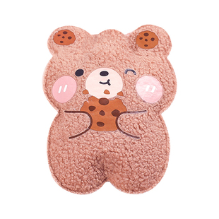 可爱毛绒保暖卡通女热水袋注冲水小随身迷你暖手宝暖宫灌水暖手袋