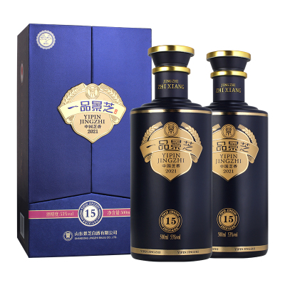 景芝500ml*2芝香1553度高度白酒